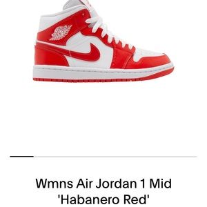 red Jordan 1s
